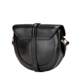 セリーヌ スモール ブザス 16 セーズ ショルダーバッグ ブラック レザー レディース CELINE 【中古】
